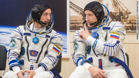 Russian space walk helps prepare a space station for a new unit