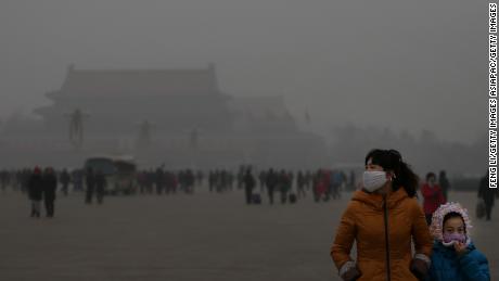 Beijing, the capital of China, is often shrouded in dense smog in winter.