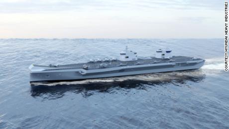 Noul portavion din Coreea de Sud ar putea arăta ca un mic HMS Queen Elizabeth