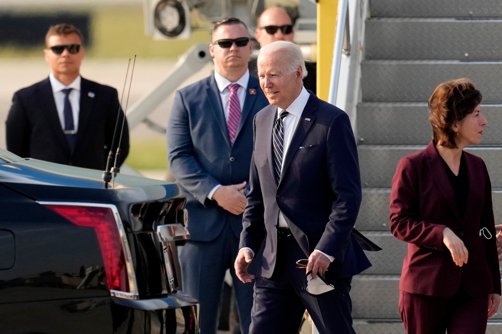 Biden sosește vineri la Osan Air din Coreea de Sud.